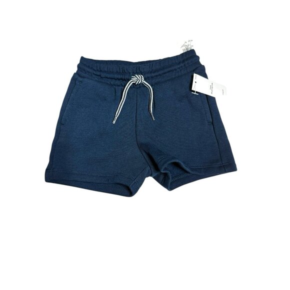 Old Navy Baby Set Striped Long Sleeve Top Solid Shorts Blue White Sz 3-6 Mos NWT - Picture 6 of 10